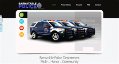 Desktop Screenshot of barnstablepolice.com